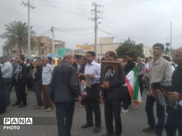 راهپیمایی روز قدس در میناب