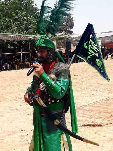 آیین شبیه خوانی عاشورا در روستای مهمانک