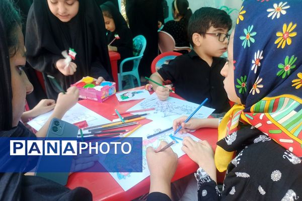 حضور کودکان و نوجوانان در راهپیمایی جاماندگان اربعین حسینی