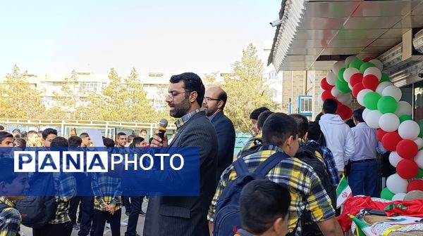 شروع سال تحصیلی در دبیرستان متوسطه اول عبدالحسین قفلی