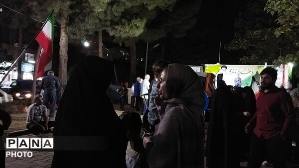 نود و پنجمین شب از شب های مقاومت بلوار جمهوری نیشابور در قاب پانا 