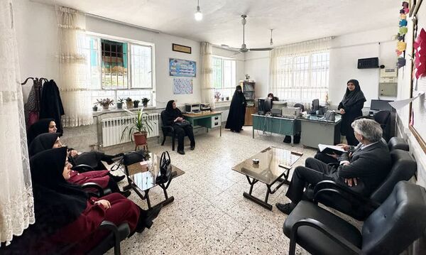 بازدید مدیر آموزش و پرورش کاشمر از مدارس این شهر