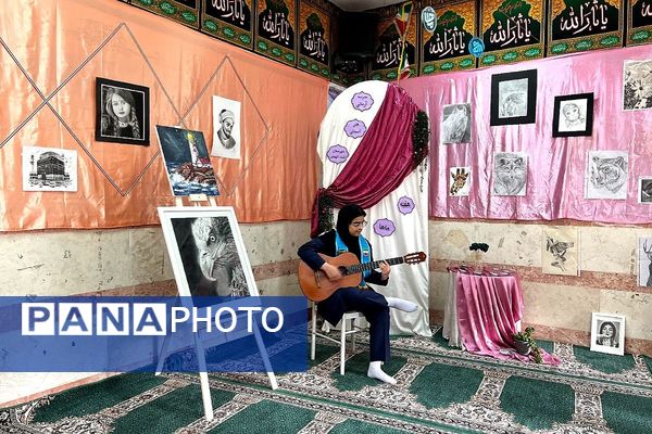 جلوه خلاقیت دانش‌آموزان بنت‌الهدی در هفته «ماها»