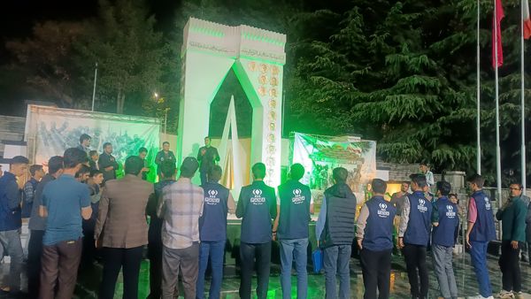 مراسم شب شهادت امام صادق(ع) در اردوی ملی پسران مسئله‌محور پانا