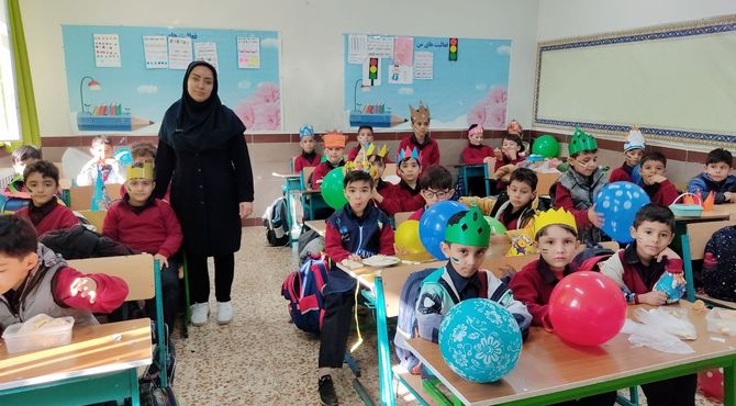 دنیای کودکانه دانش آموزان کلاس اولی مدرسه فردوسی اردبیل