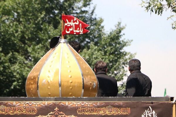 وداع با پیکر مطهر شهید سیدمهدی موسوی در شهرری