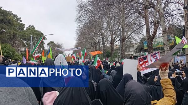 راهپیمایی ۲۲ بهمن در گلستان