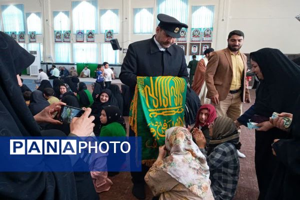 استقبال مردم کهگیلویه و بویراحمد از پرچم امام رضا (ع)