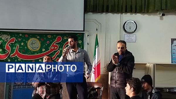 مراسم میلاد حضرت مهدی (عج) در دبیرستان شاهد ابوذر غفاری نیشابور 