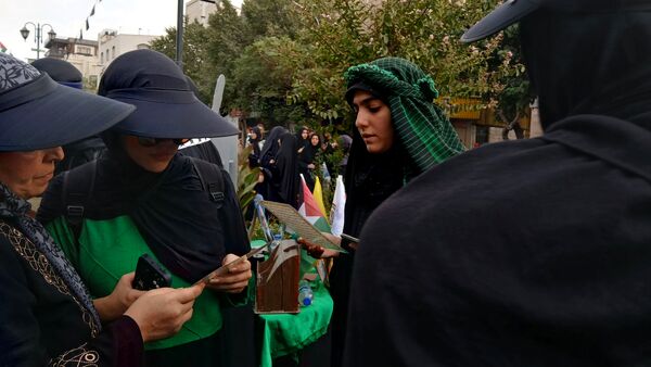 برپایی موکب عشاق الحسین سازمان دانش‌آموزی شهر تهران