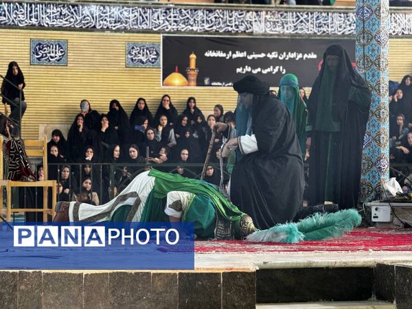 مراسم سنتی تعزیه‌خوانی در شهر ارمغان‌خانه زنجان 