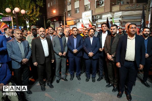 موج پنجاه و دوم حضور مردم کهریزک با حضور فرماندار شهرستان ری 