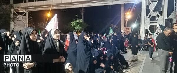 شب چهارم ماه محرم همزمان با اجتماعات شبانه مردم در مشهد