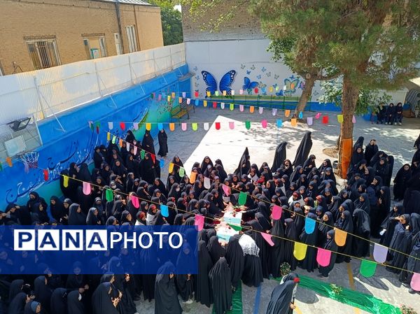 افتتاح وتشکیل سنگر رفافت در دبیرستان دخترانه امام حسین (ع) واحد۳