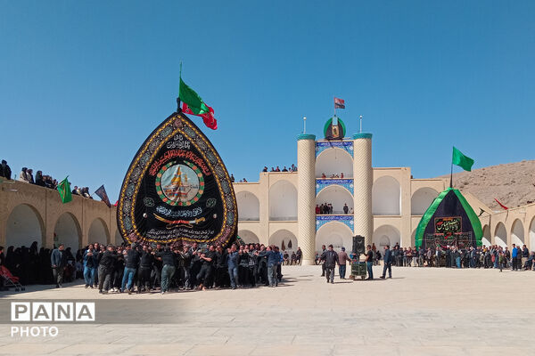نخل‌برداری بنادکوک‌دیزه در سوگ امام علی (ع)