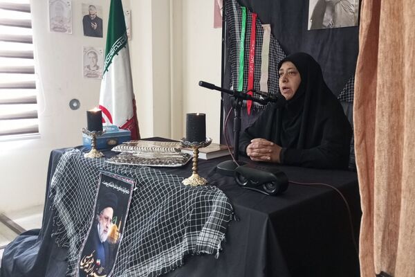 مراسم عزاداری شهادت شهدای خدمت در آموزش و پرورش رودهن 