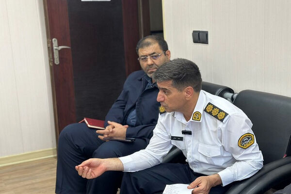 نشست خبری رئیس پلیس راهور استان بوشهر
