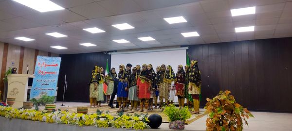 رقابت گروه‌های سرود منطقه‌ای در کانون شهید رضاپور فین