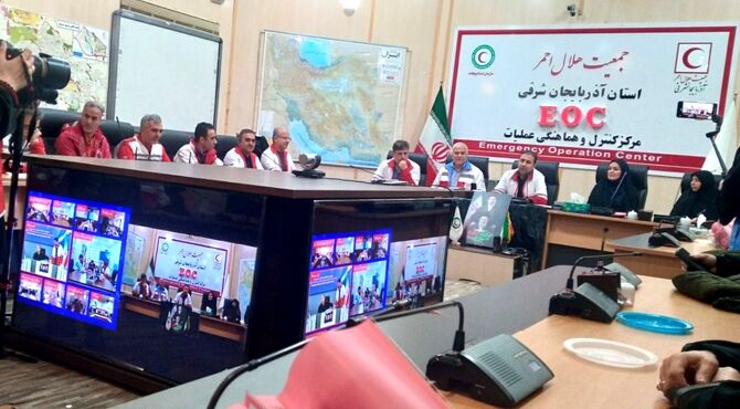 تقدیر از امدادگران هلال‌احمر آذربایجان شرقی در قالب پویش «سپاس امدادگر»