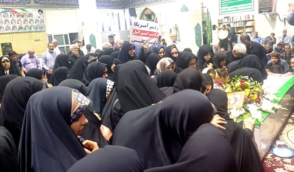مراسم وداع با پیکر شهید مدافع وطن در شهرستان کوهپایه 