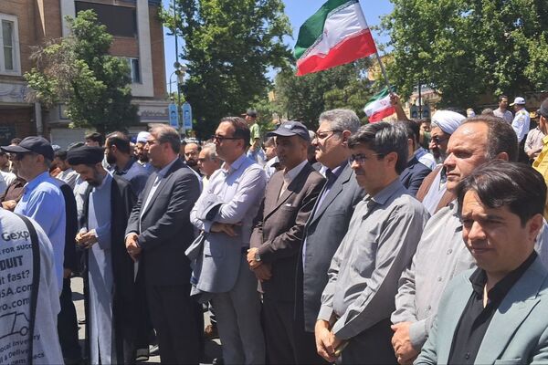 خروش مردم سنندج در راهپیمایی جمعه خشم و نصر