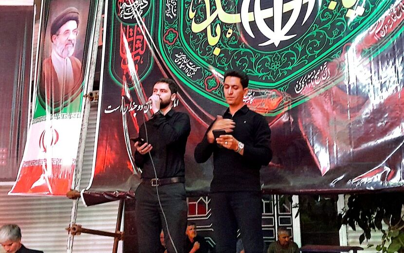 مراسم عزاداری شب های دهه اول محرم در شهرستان درگزین با حضور هیئت عزاداران 