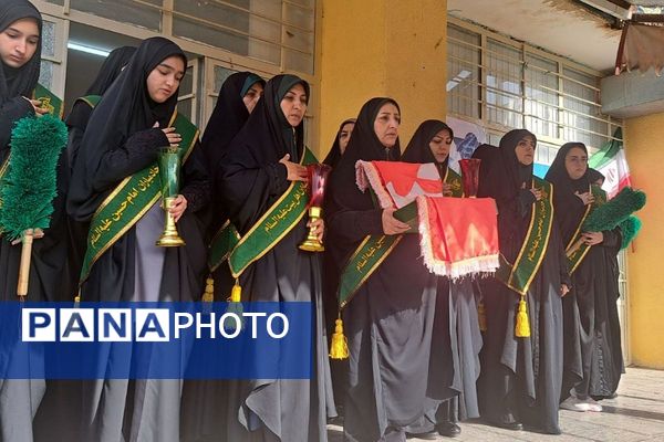 مدراس شهرستان قدس میزبان پرچم حرم امام حسین (ع) و شهید گمنام 