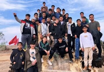 حال و هوای دانش آموزان دبیرستان شهید صدر کهک در اردوی راهیان نور
