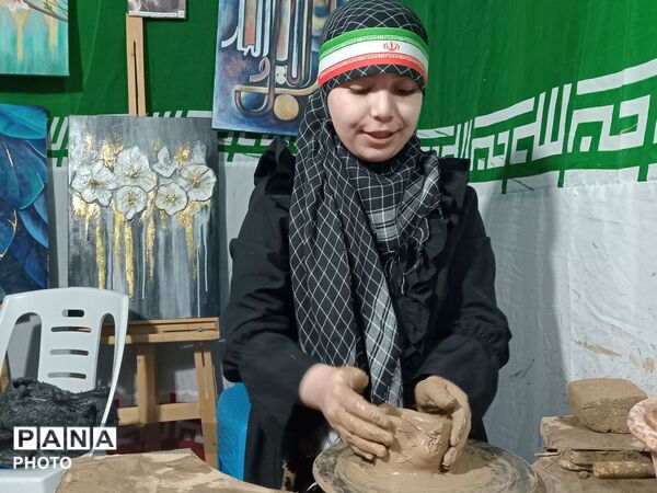 مواکب نوجوان مبارز همچنان میزبان دانش آموزان گرگانی