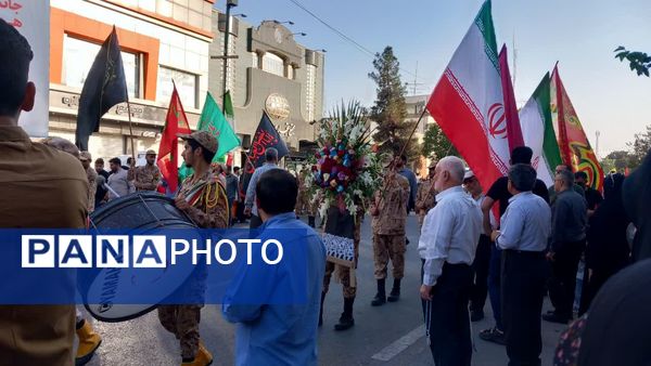 تشییع 8 شهید پدافند هوایی ارتش و هوافضای سپاه در قم