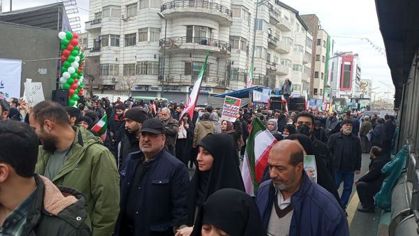 تجدید پیمان مردم پایتخت در روز ۲۲ بهمن