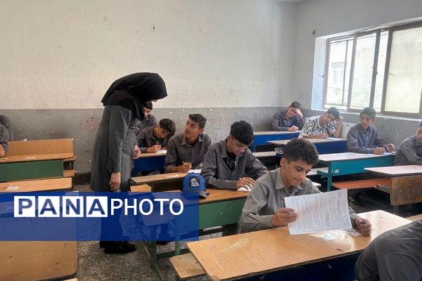 نظارت و ارزیابی مسئولین از  آمادگی و امکانات حوزه‌های امتحانات نهایی در ملارد  