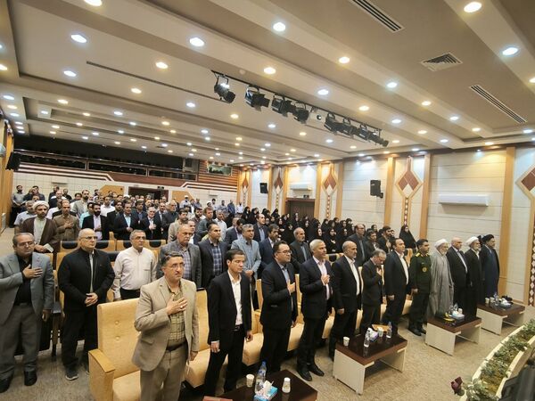 مراسم تکریم مدیر پیشین آموزش و پرورش شهرستان گناباد