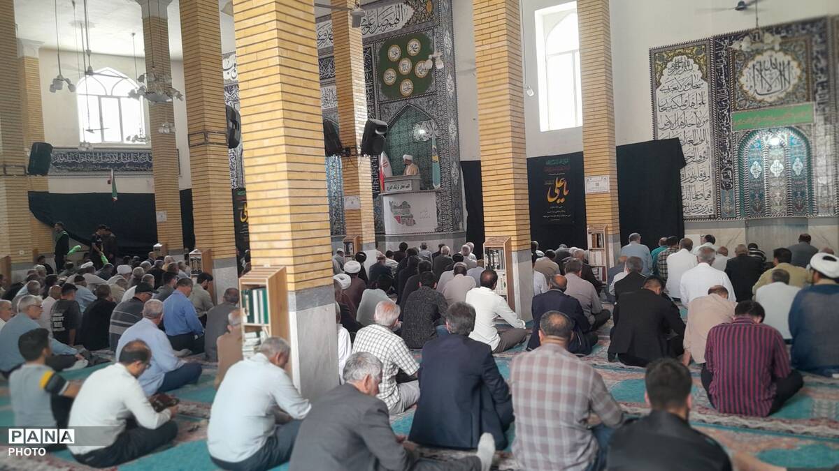 نماز  باشکوه عبادی ،سیاسی جمعه ،شهرستان کوهدشت