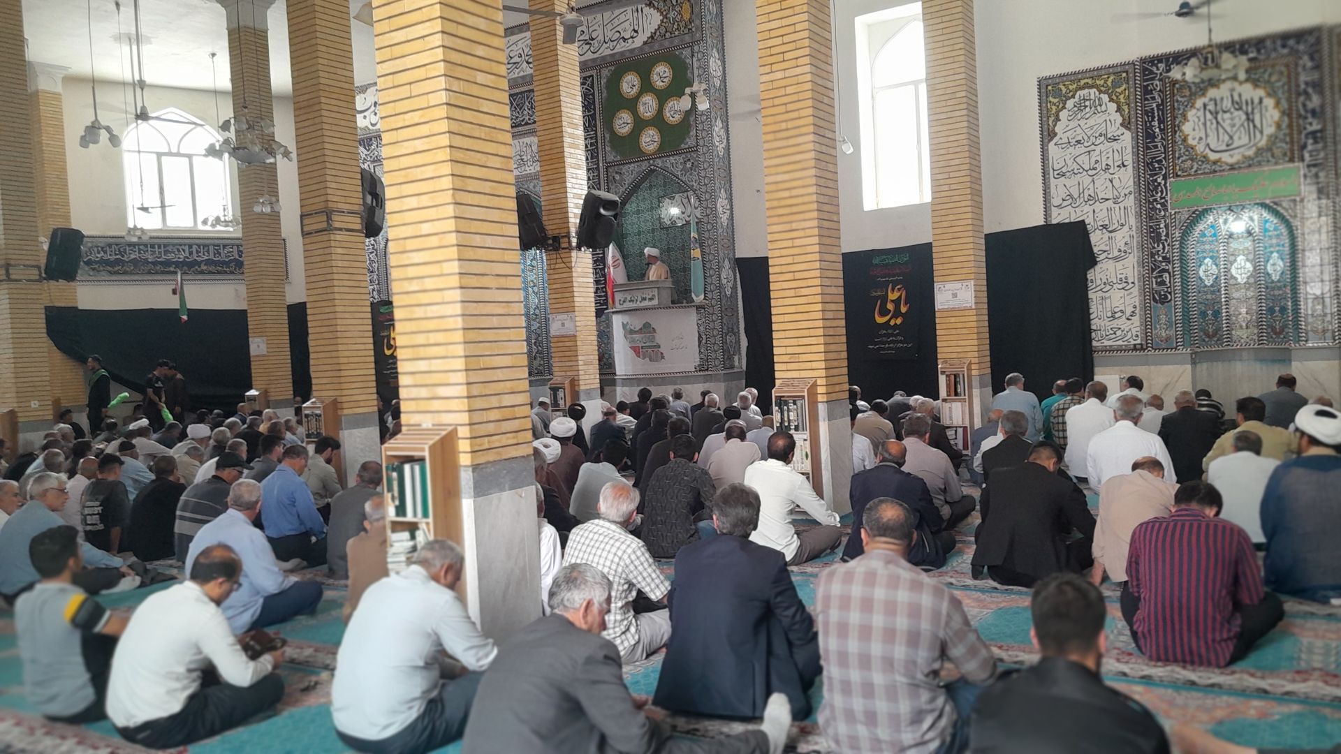 نماز  باشکوه عبادی ،سیاسی جمعه ،شهرستان کوهدشت