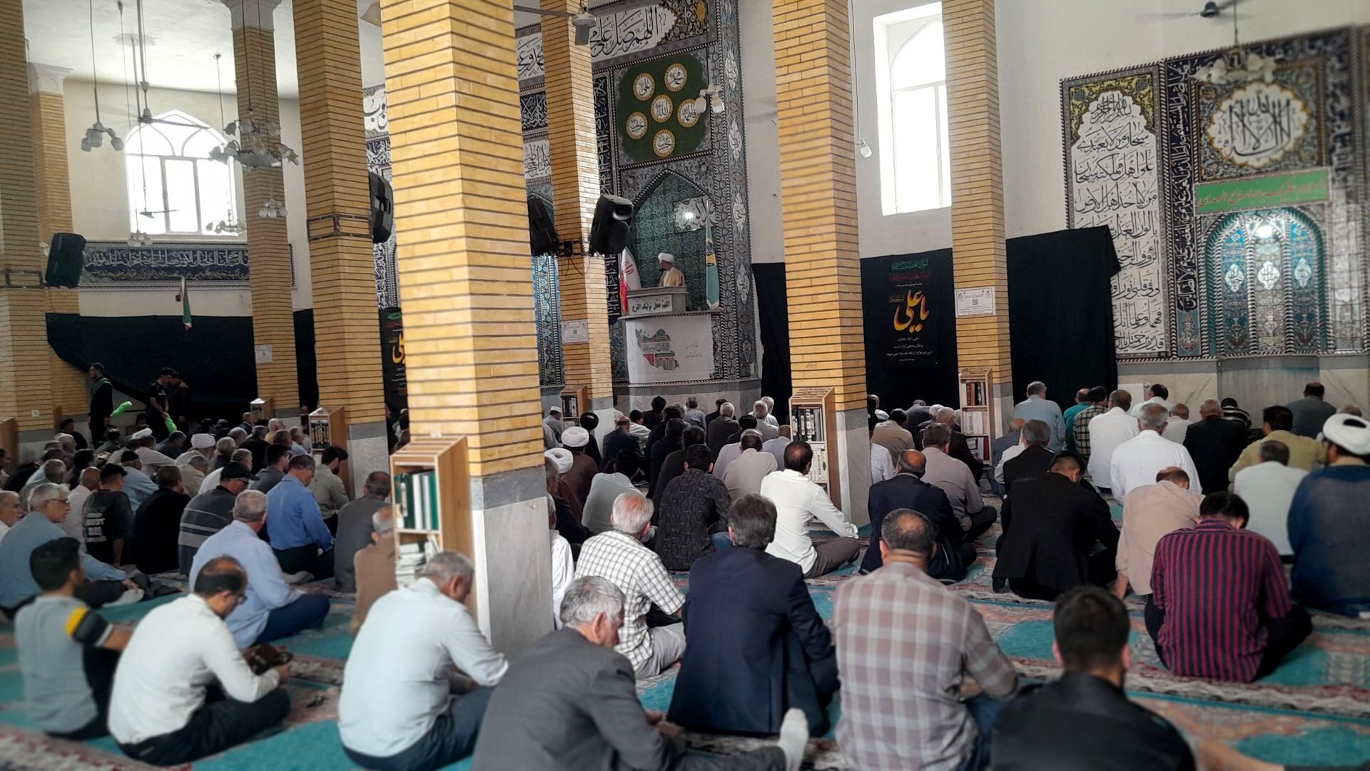 نماز  باشکوه عبادی ،سیاسی جمعه ،شهرستان کوهدشت