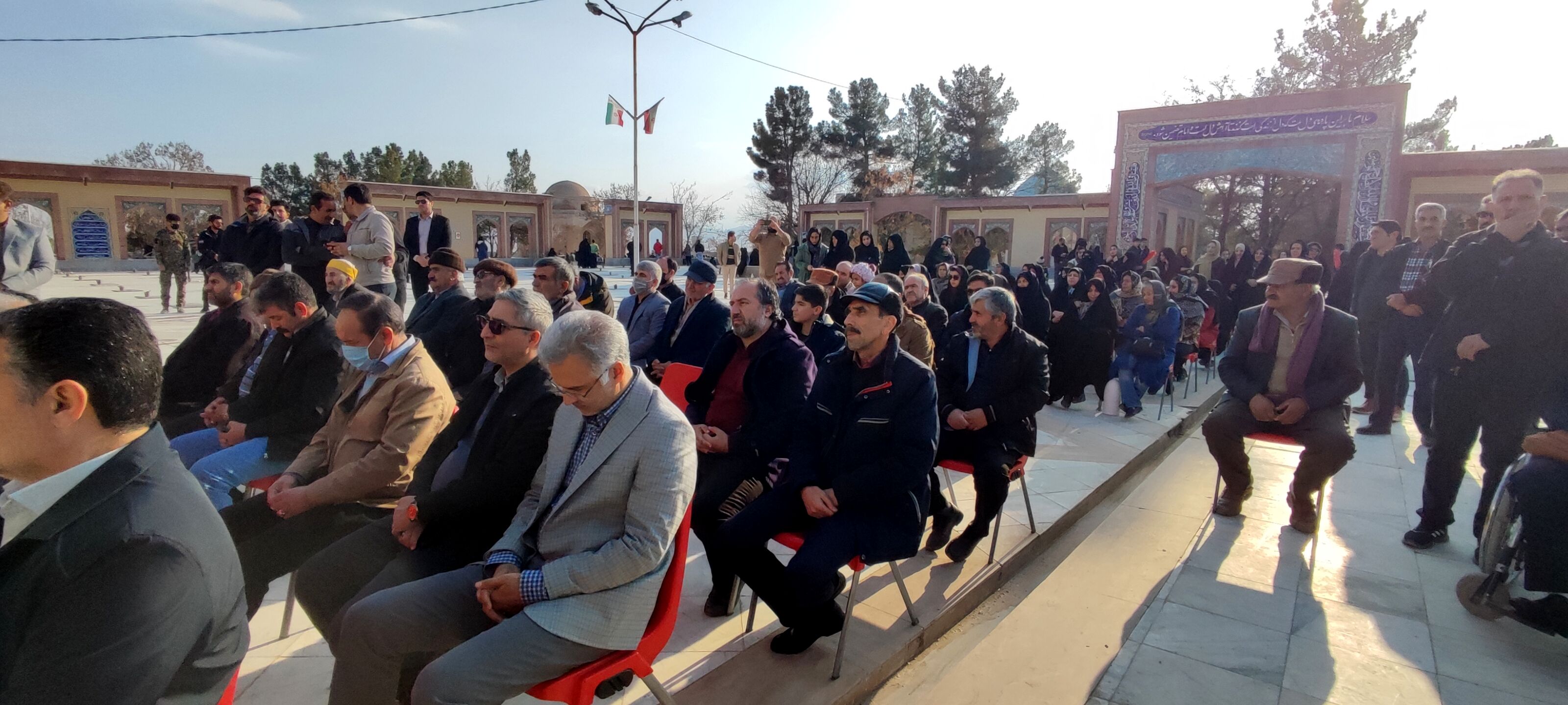 جشن پدران آسمانی در گلزار شهدای شهر زیارت
