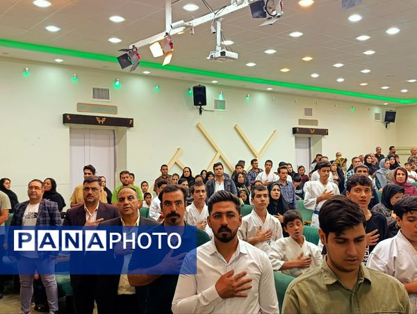 مراسم ارتقاء کمربند سبک پرفکت کیوکوشین کاراته در شهرستان کاشمر