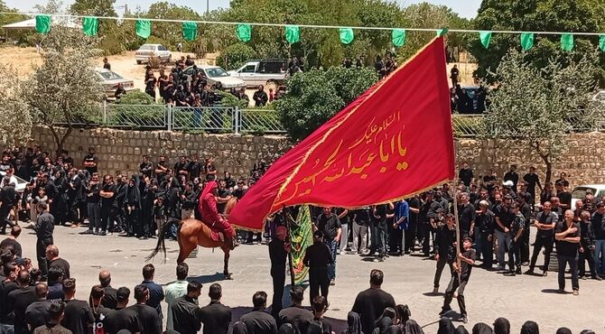 حضور پرشور مردم کمیجان در مراسم سوگواری سیدالشهداء (ع)