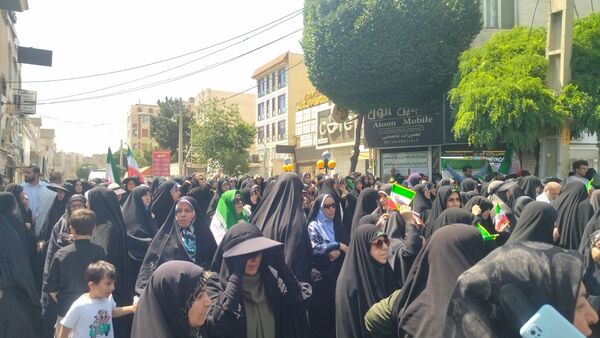 حضور پرشور مردم فردیس در راهپیمایی اعلام انزجار  از اقدام تروریستی رژیم صهیونسیتی 