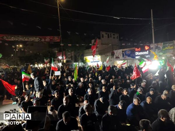 صد و چهاردهم تجمع اقتدار در فردیس با حال‌ و هوای محرم