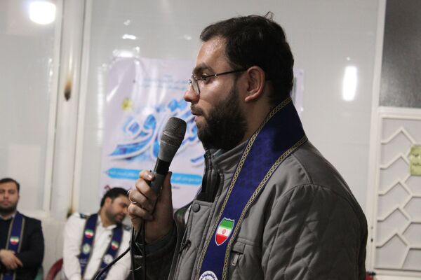 حضور قائم‌مقام سازمان دانش آموزی کشور در جمع پیشتازان معتکف گرمه 