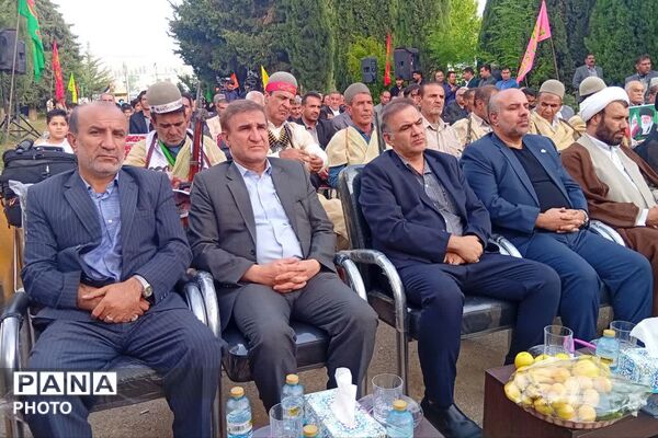 مراسم گرامیداشت چهلمین روز شهادت شهید علی کیانی در گلزار شهدای یاسوج