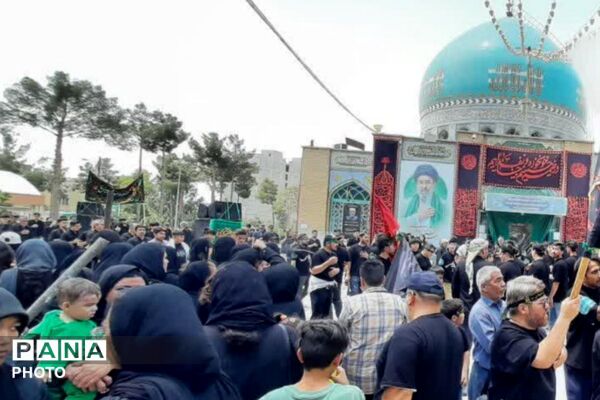 طنین “یا اباالفضل” در رواق‌های امامزاده عمادالدین؛ تجلی ارادت رباط‌کریمی‌ها در ظهر تاسوعا