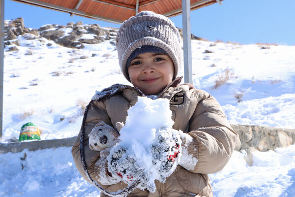 نشاط زمستانی در پیست «سخوید» یزد