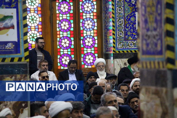 گرامیداشت حماسه ۹ دی در مسجد حظیره یزد