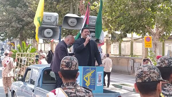 مراسم تشییع پیکر شهید جانباز «علی رفیعی» در کاشمر 
