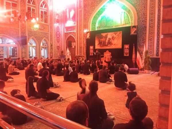 برگزاری مراسم شب سوم عزاداری اباعبدالله(ع) در تکیه ابوالفضلی نیشابور
