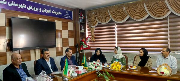 استقبال از دانش آموز شیروانی دارنده مدال برنز جهانی المپیاد علوم زمین