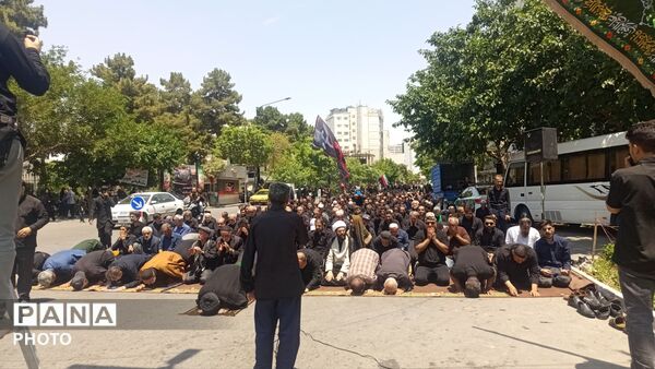 عزاداری مردم بلوار توس مشهد
